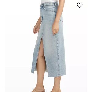 NWT Denim Maxi Skirt Size Small